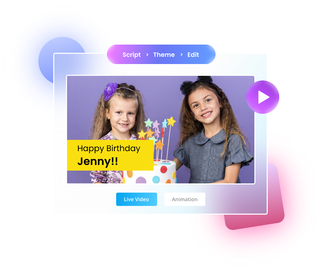 Create your perfect birthday video Birthday Video Maker