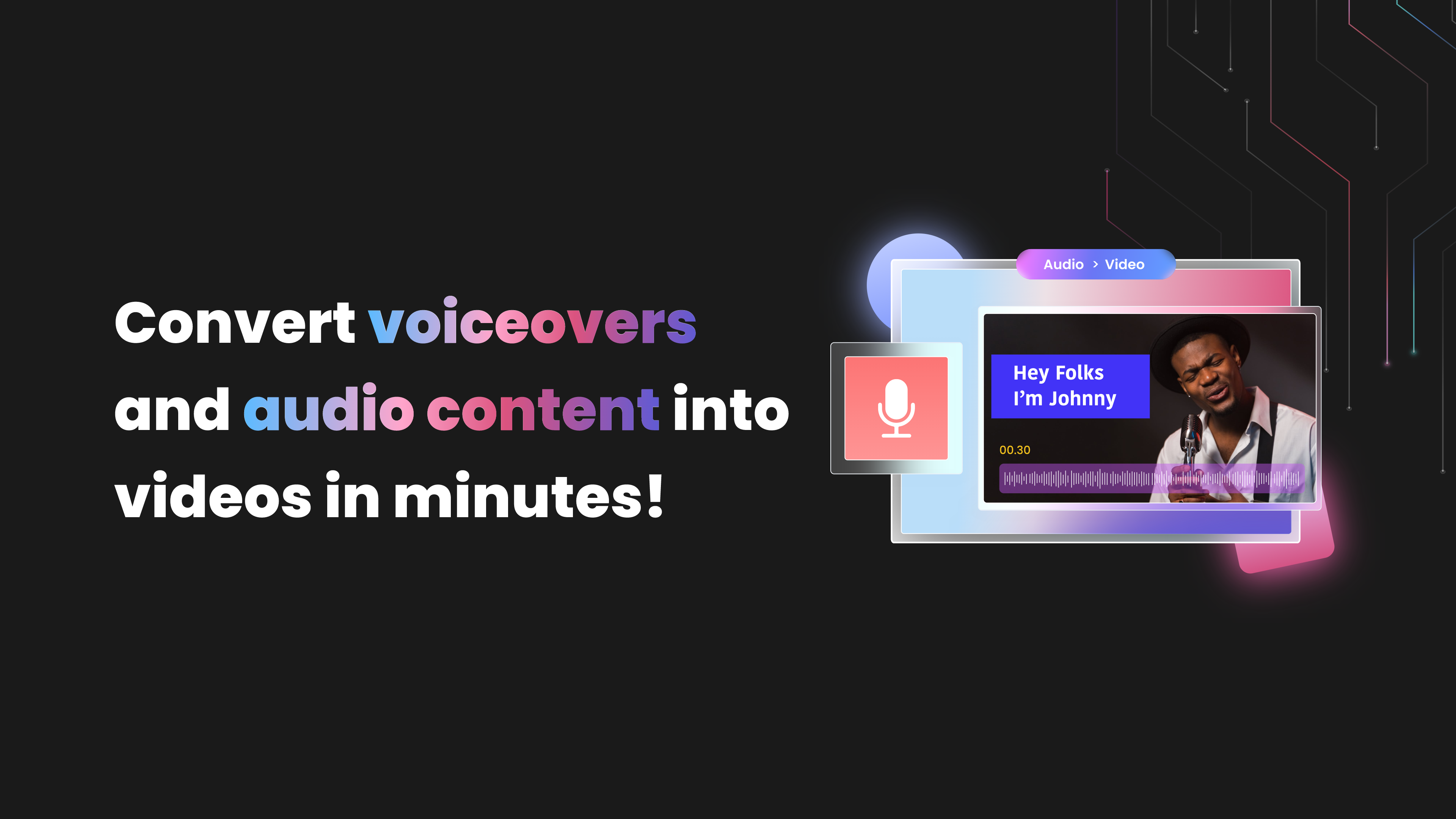 Voice to Live Video Maker | Bring your Audio to Live Video