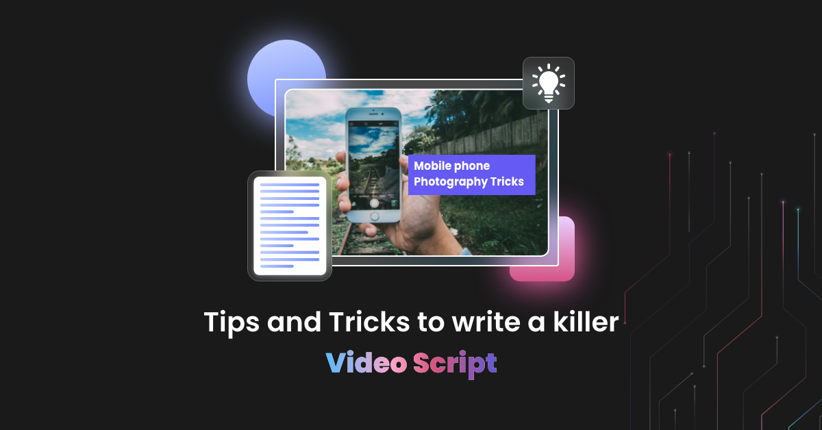 How to write a video script with AI